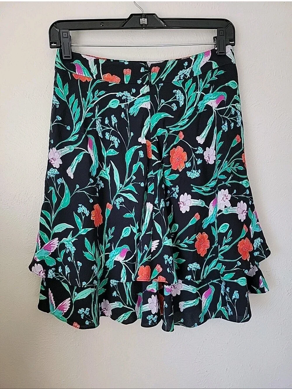 kate spade Skirt The Rules Floral Hummingbird Skirt Sz 4